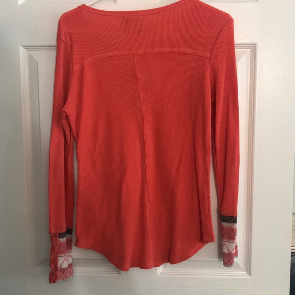 Love On a Hanger long sleeve, waffle, swoop neck - Picture 2 of 4